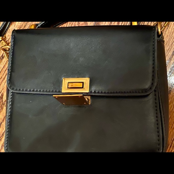 Vintage leather bag in black - Picture 2 of 10